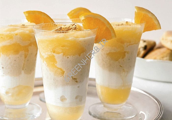 اسموتی زمستانی آناناس و پرتقال