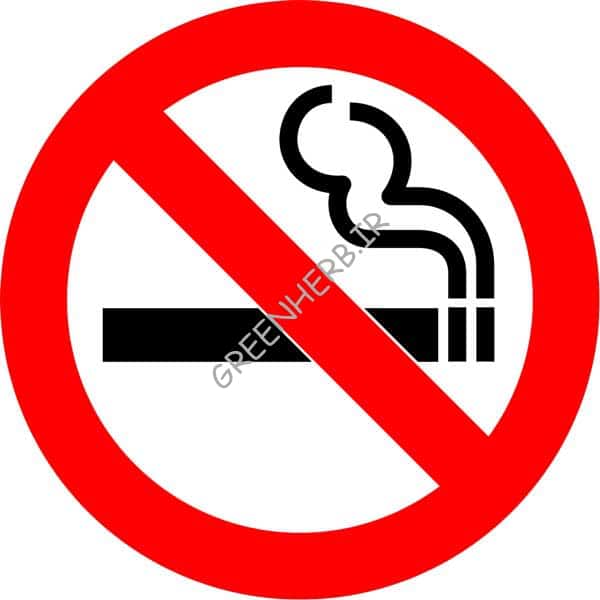 مصرف دخانیات ممنوع
