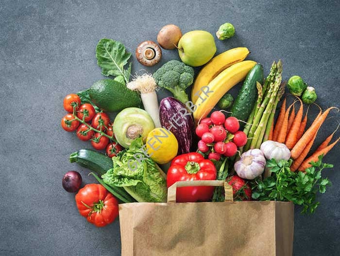 توجه به گروه غذایی میوه و سبزیجات